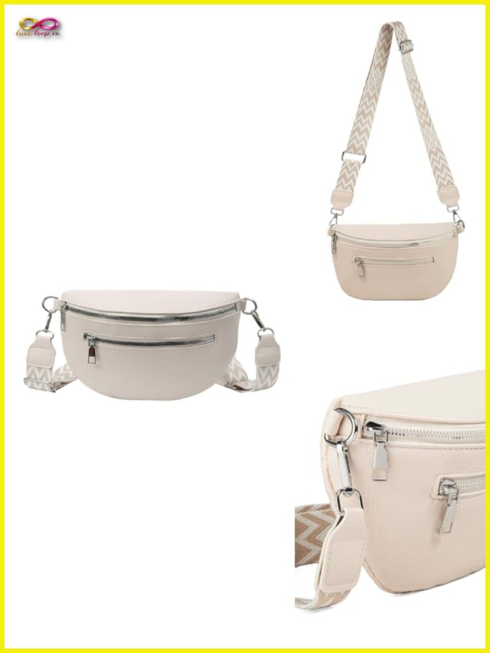 Vegan Leather Crossbody Bag for Women Trendy Mini Purses